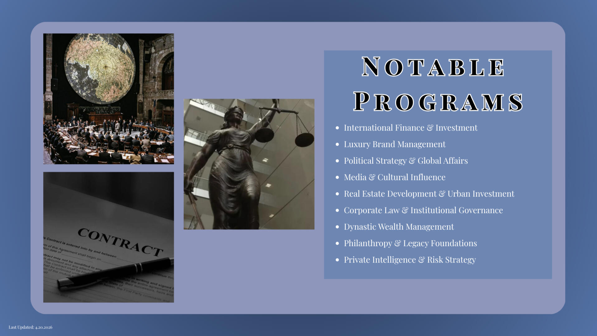 Notable Programs